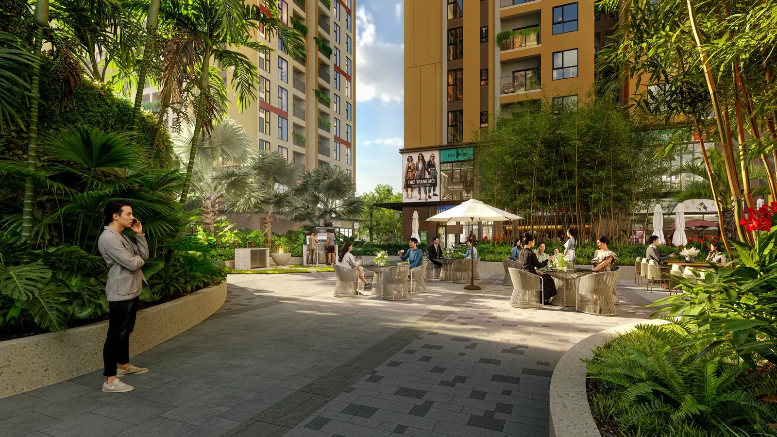 Tiện ích cho gia đình trẻ – phối cảnh Bcons Central Park Tam Hiệp