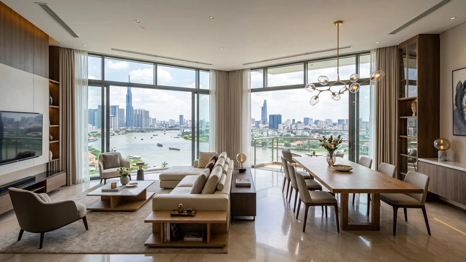 Mặt bằng căn hộ 3 phòng ngủ Bcons Central Park Tam Hiệp, diện tích 87 – 88 m²